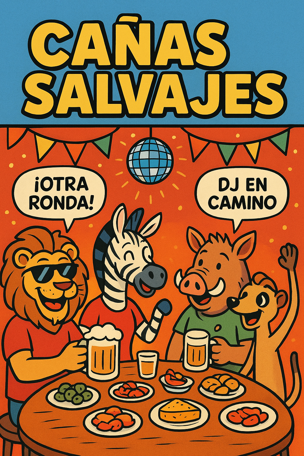 Cañas salvajes: ¿Team Timón y Pumba o Team Alex y Marty? Una batalla muy reñida 🍻