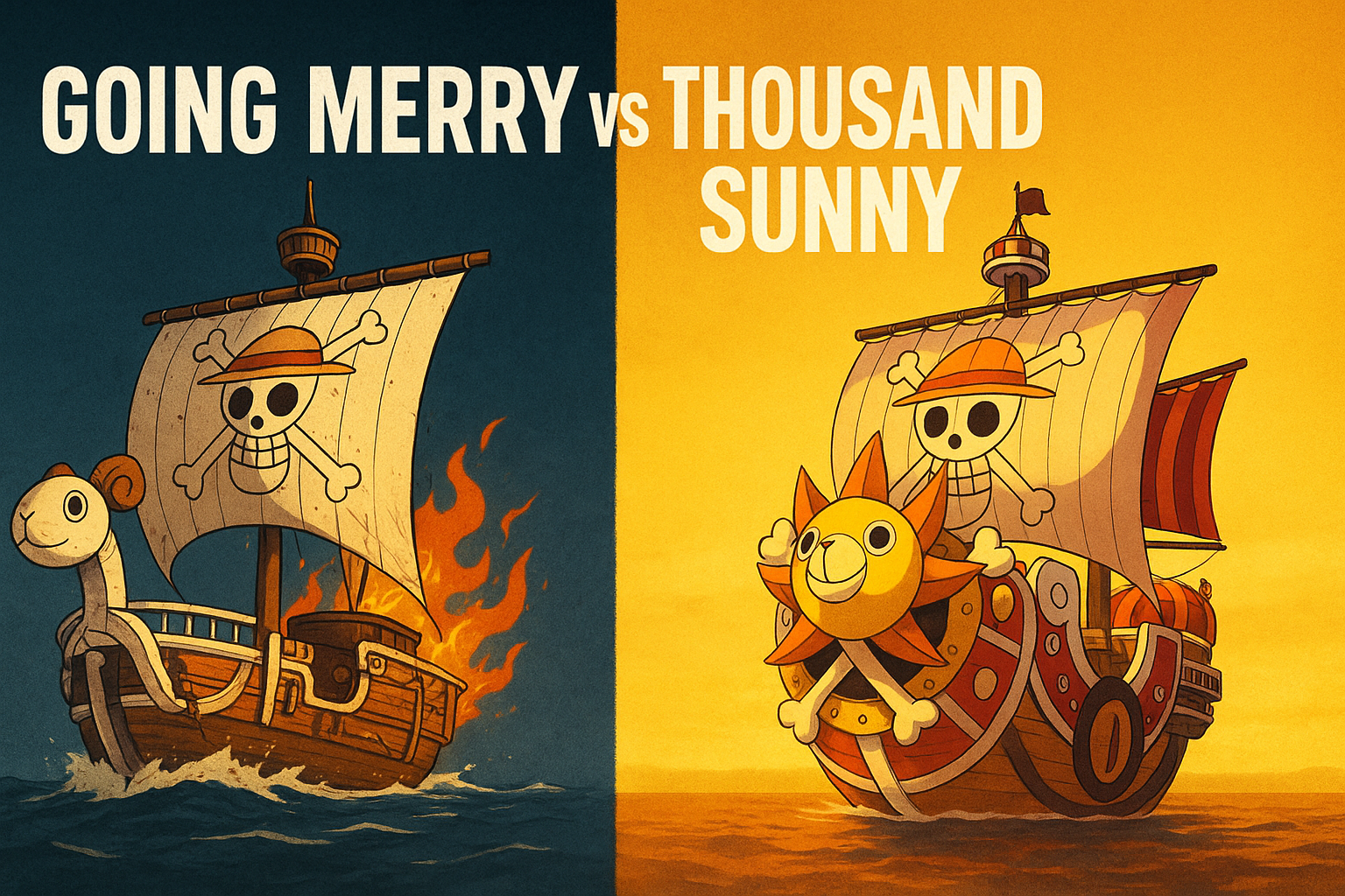 ⛵ Going Merry vs Thousand Sunny: ¿Por qué el primer barco nos hizo llorar? 💔