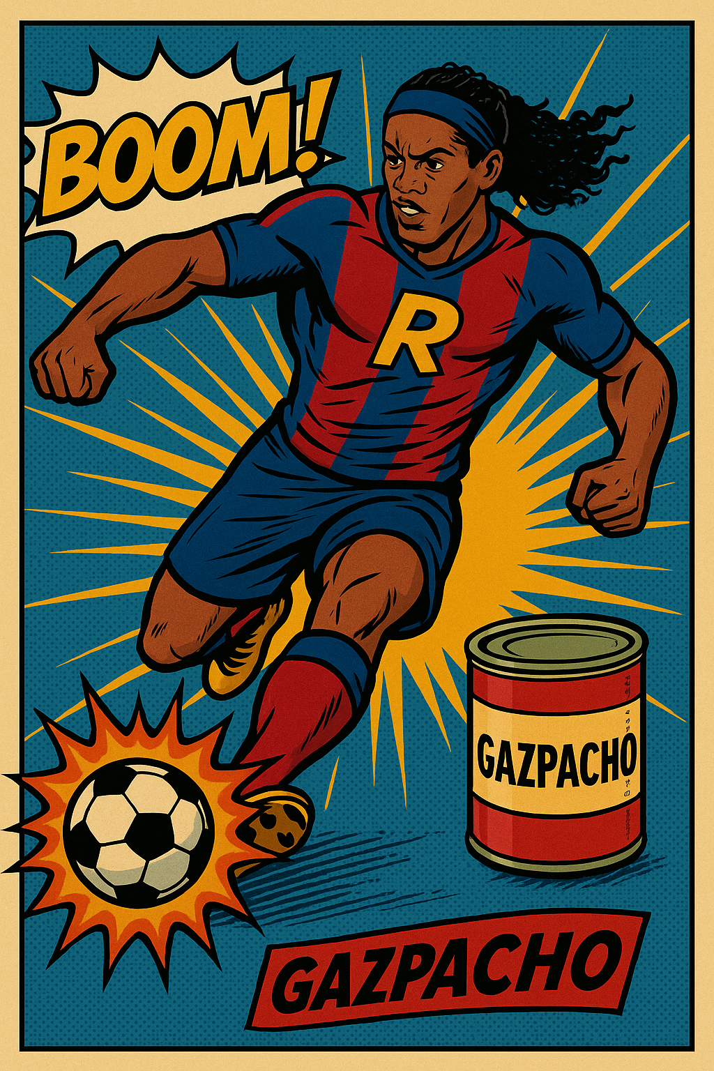 🧊 El debut mágico de Ronaldinho: la noche del gazpacho